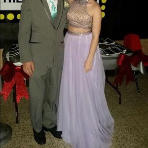 Purple prom dress